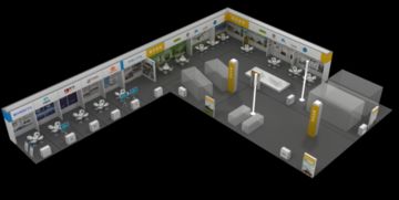 机器人展设计效果图出炉，速来围观晶科微电子